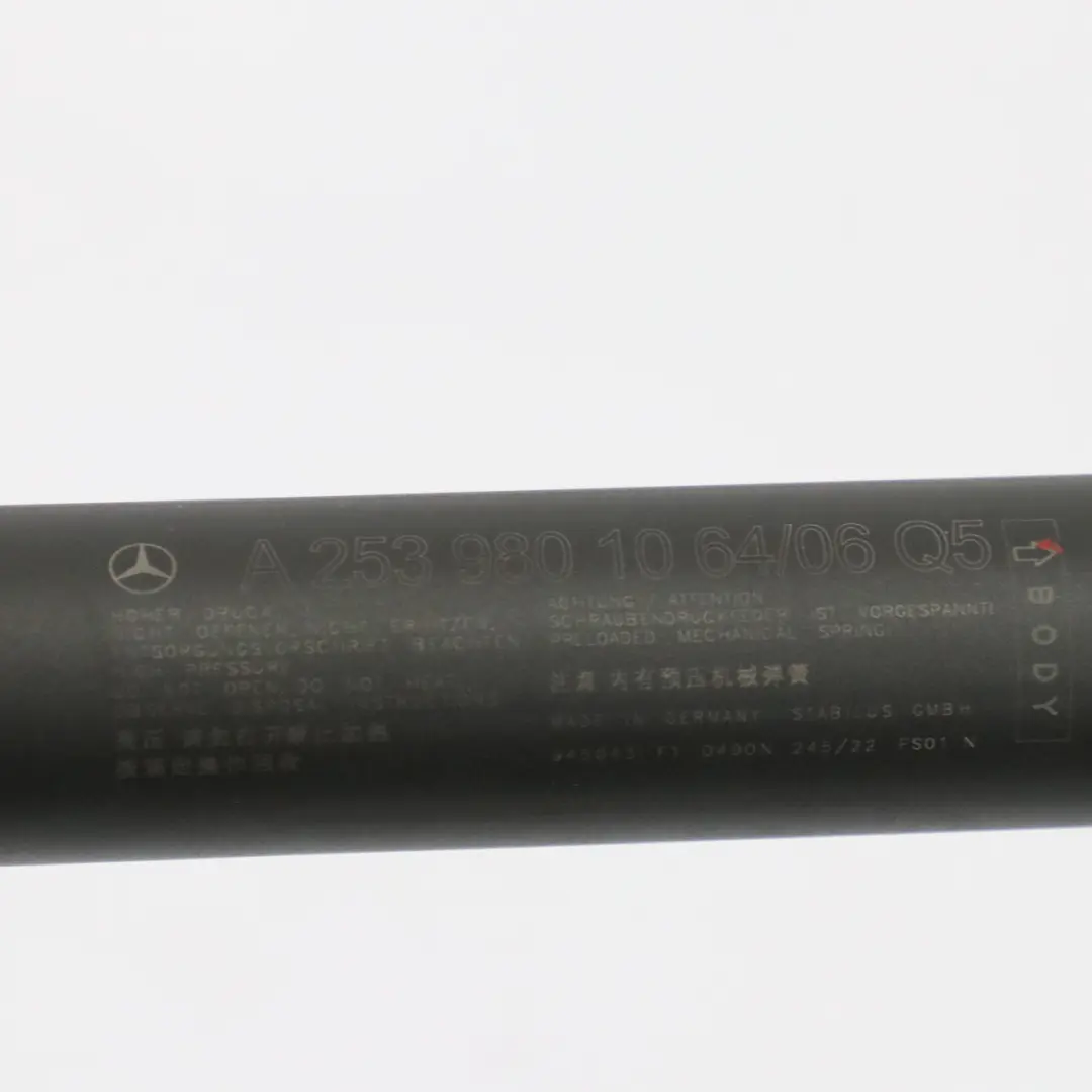 Mercedes GLC C253 Portellone posteriore del bagagliaio Puntone Molla - SKU A2539801064 - Numero di parte A2539801064