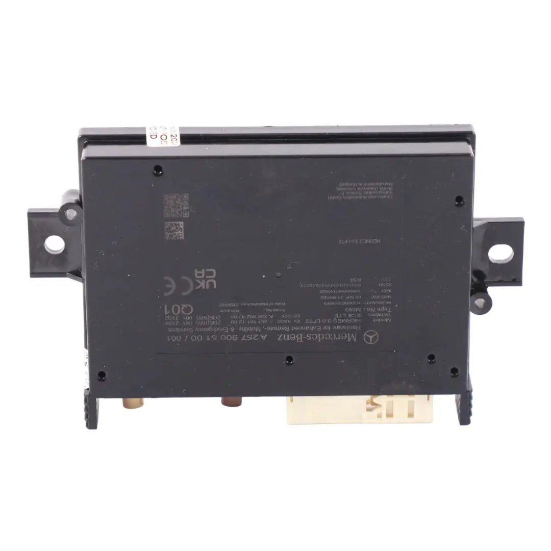 W907 Module de communication services télématiques pour Mercedes Sprinter à propos du numéro de pièce A2579005100 Mercedes Sprinter W907 Module de communication services télématiques - SKU A2579005100 - Numéro de pièce A2579005100