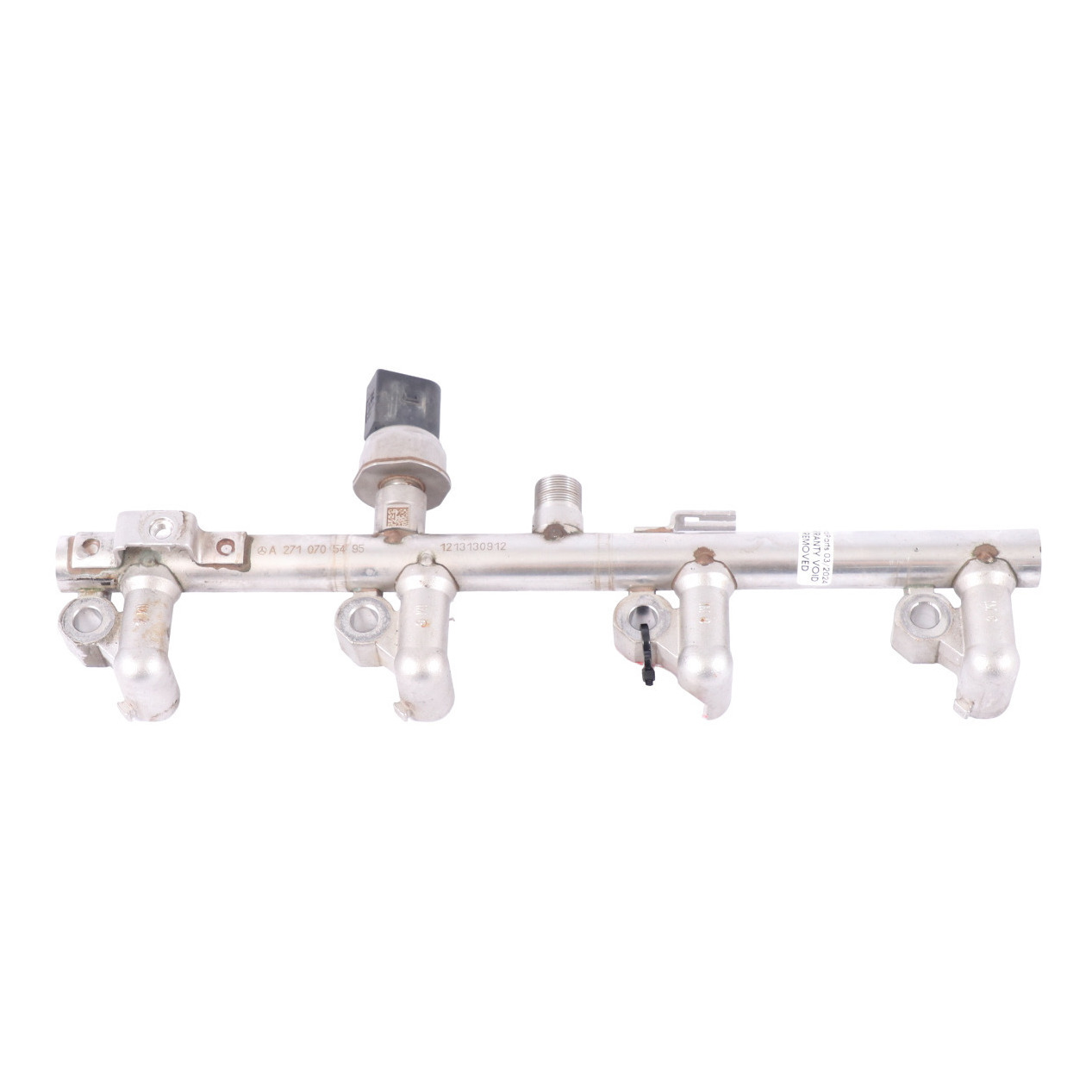 Mercedes W204 W212 M271 Petrol Fuel Injector Pressure Rail Line Pipe ...