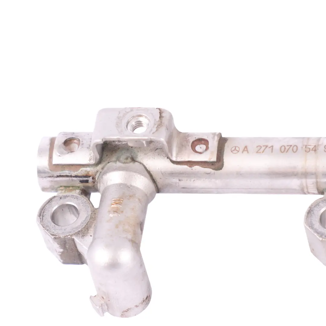 Mercedes W204 W212 M271 Petrol Fuel Injector Pressure Rail Line Pipe A2710705195 - SKU A2710705595-1 - Part number A2710705595