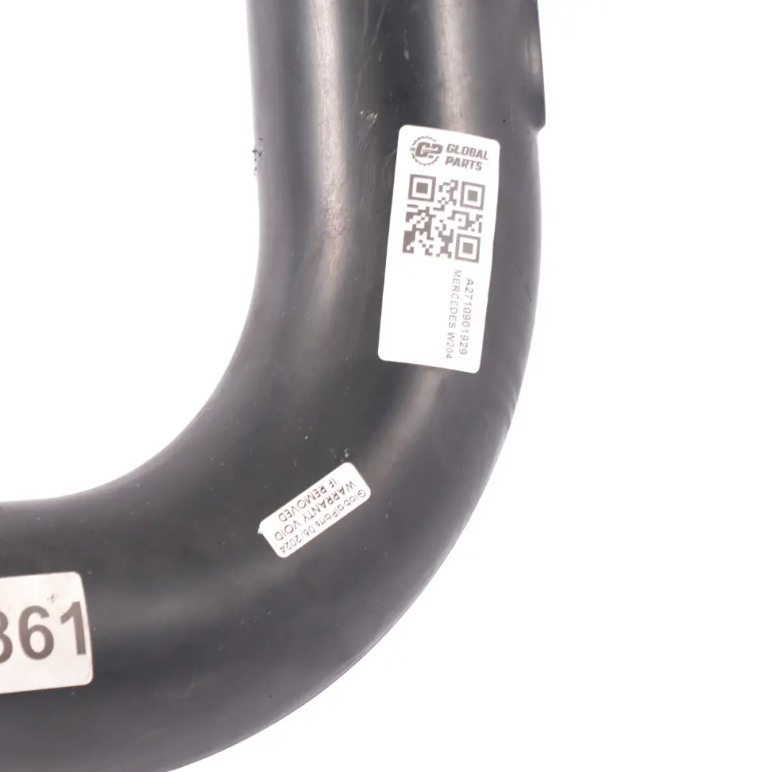 Mercedes W204 W212 M271 Air Charge Turbocharger Turbo Hose Pipe - SKU A2710901929 - Part number A2710901929