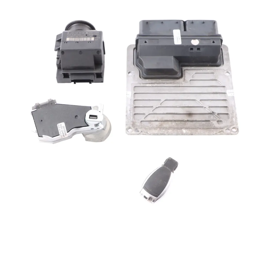 Mercedes W203 C180 Kompressor 271.946 143HP Engine ECU Kit Key Lock - SKU A2711535291-1 - Part number A2711535291