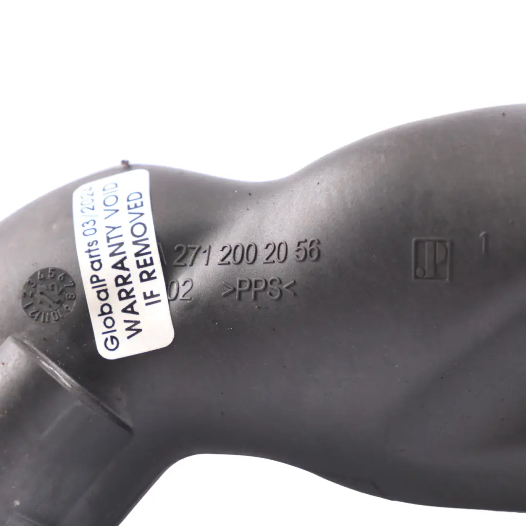 Tubo refrigerante Mercedes W207 Gasolina M271 Brida de la bomba agua para con número de pieza A2712002056 Tubo refrigerante Mercedes W207 Gasolina M271 Brida de la bomba agua - SKU A2712002056 - Número de pieza A2712002056