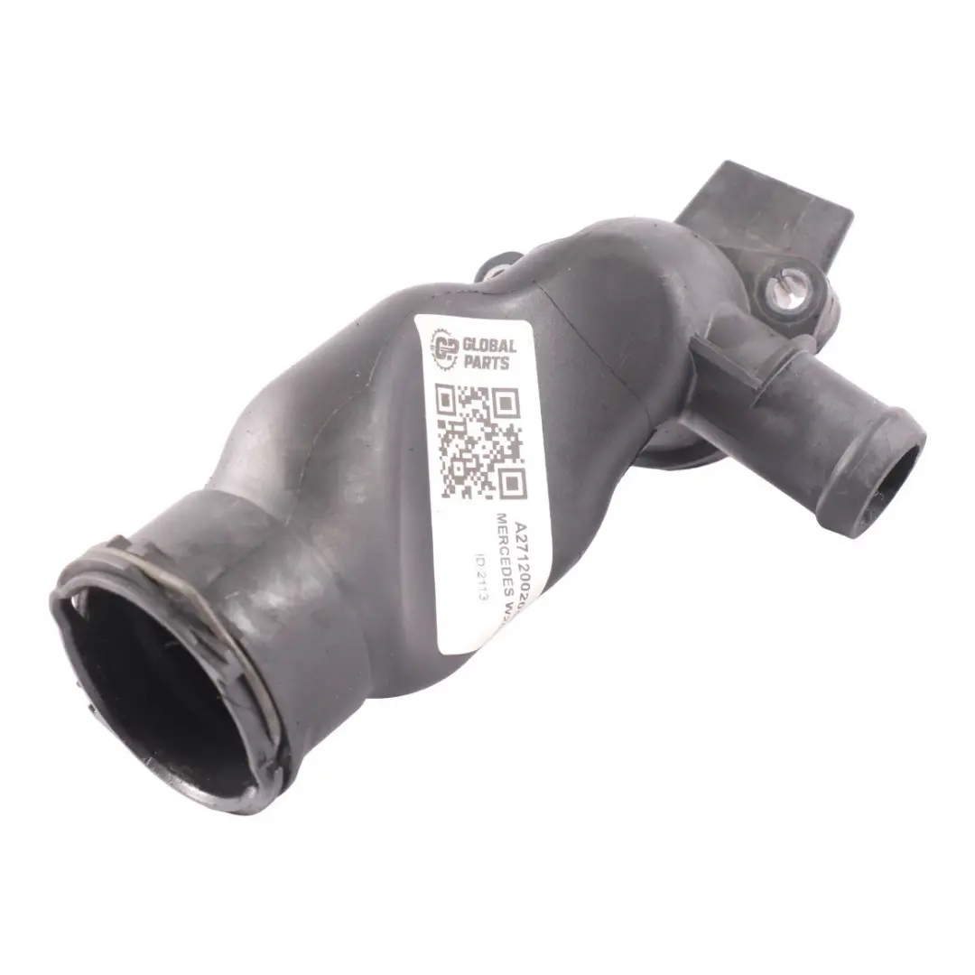 Tubo refrigerante Mercedes W207 Gasolina M271 Brida de la bomba agua para con número de pieza A2712002056 Tubo refrigerante Mercedes W207 Gasolina M271 Brida de la bomba agua - SKU A2712002056 - Número de pieza A2712002056