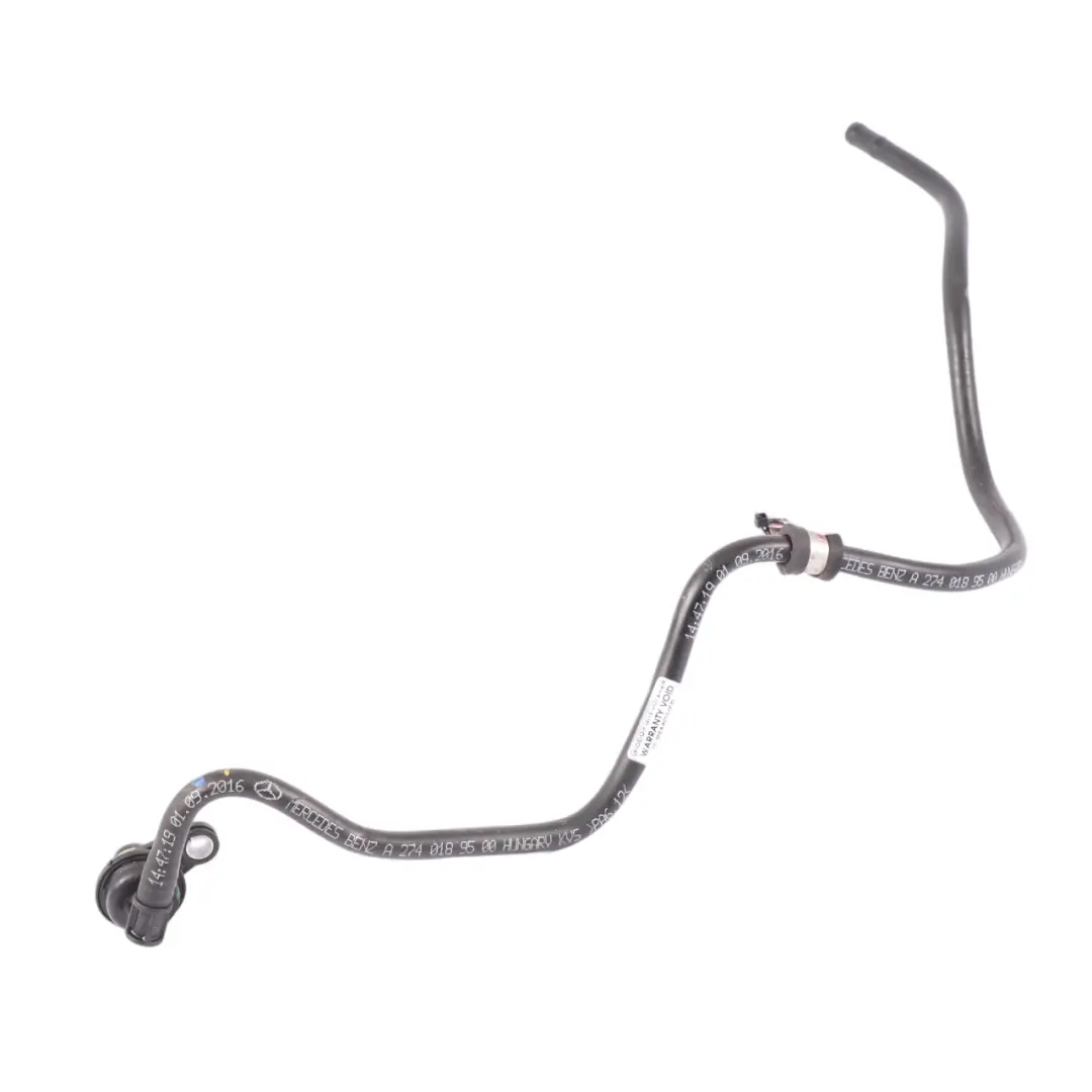 Mercedes W204 W205 W212 Crankshaft Hose Pipe Line - SKU A2740189500 - Part number A2740189500