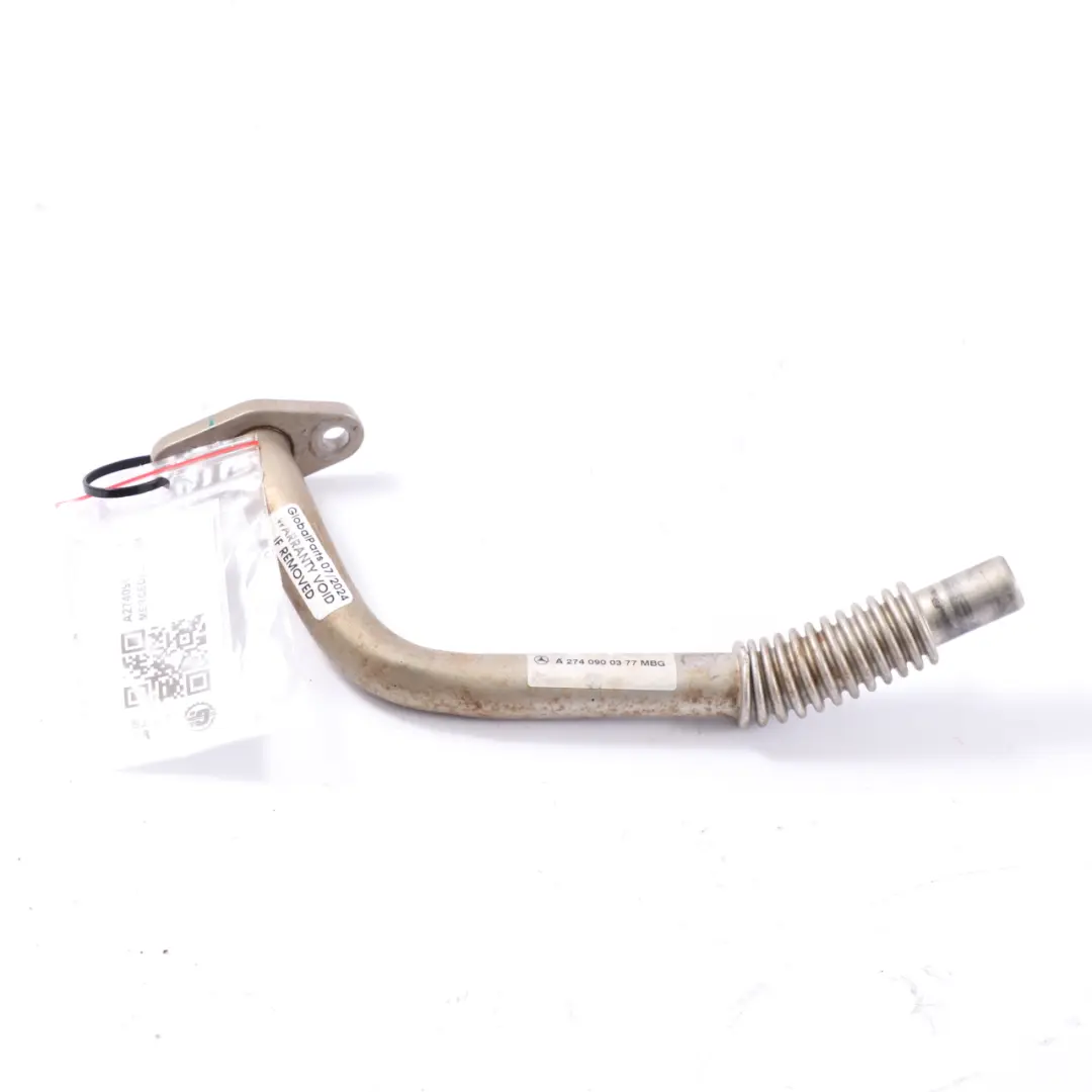 Turbo Oil Return Pipe Mercedes W204 W212 Turbocharger Line Hose - SKU A2740900377-1 - Part number A2740900377
