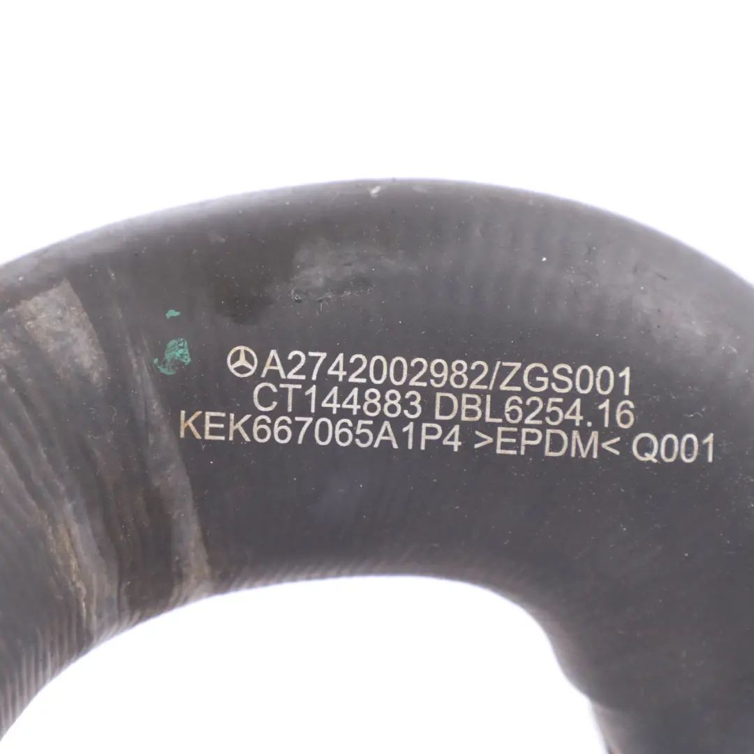 Water Hose Coolant Cooling Pipe Line to Mercedes W204 with Part number A2742002982 Mercedes W204 Water Hose Coolant Cooling Pipe Line - SKU A2742002982 - Part number A2742002982