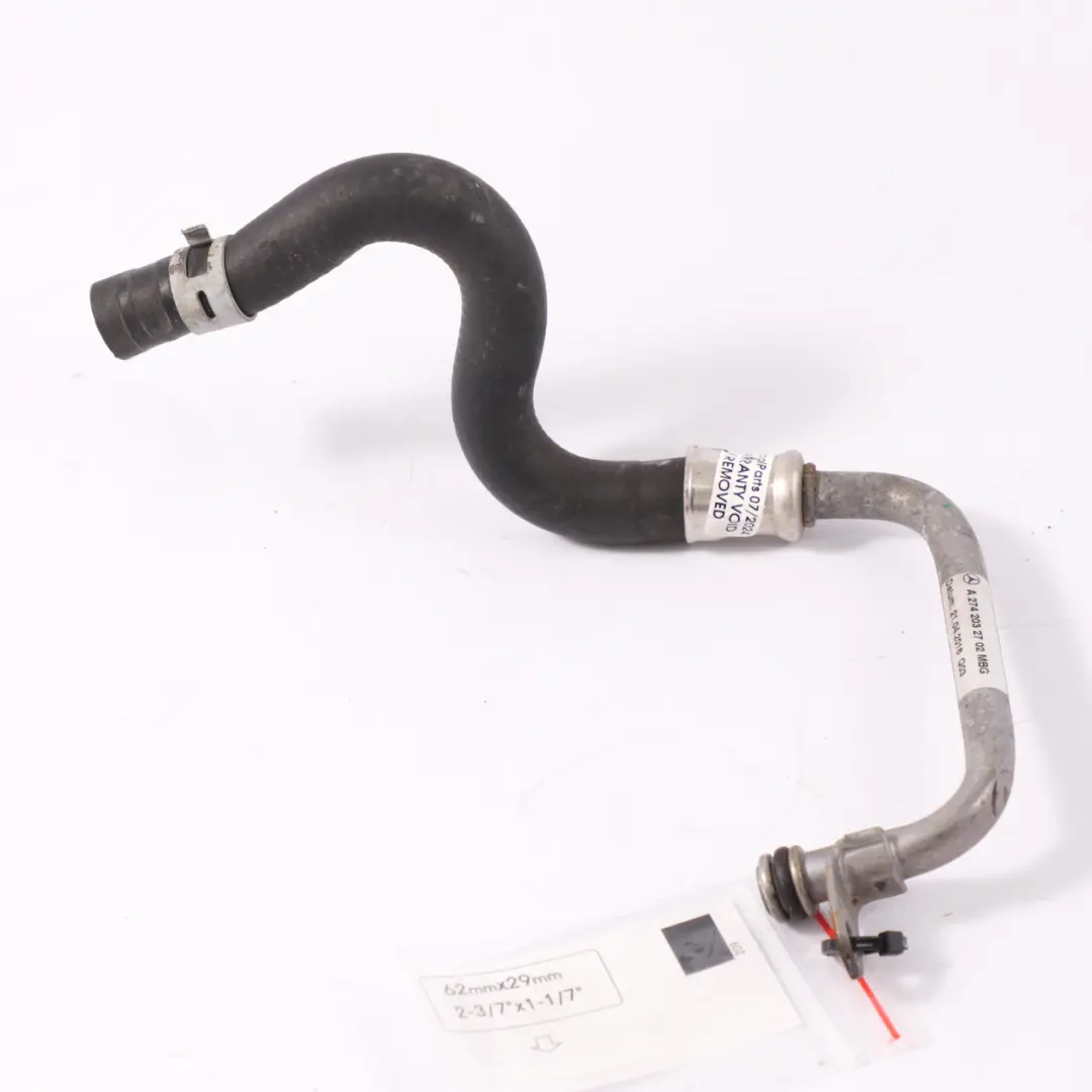 Wasserleitung Mercedes W204 X253 Benziner M274 Turbolader für mit Teilenummer A2742032702 Wasserleitung Mercedes W204 X253 Benziner M274 Turbolader - SKU A2742032702 - Teilenummer A2742032702