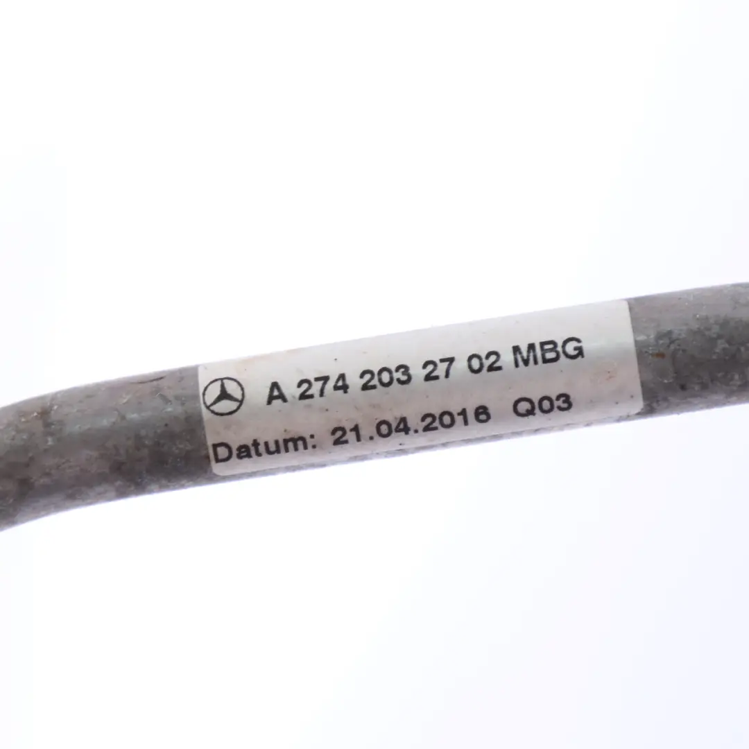 Línea de agua Mercedes W204 X253 Gasolina M274 Tubo de retorno para con número de pieza A2742032702 Línea de agua Mercedes W204 X253 Gasolina M274 Tubo de retorno - SKU A2742032702 - Número de pieza A2742032702