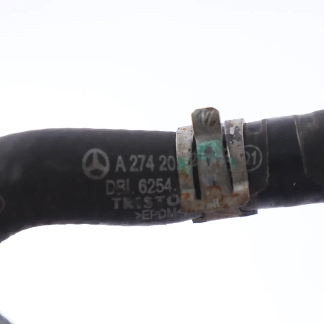 Línea de agua Mercedes W204 X253 Gasolina M274 Tubo de retorno para con número de pieza A2742032702 Línea de agua Mercedes W204 X253 Gasolina M274 Tubo de retorno - SKU A2742032702 - Número de pieza A2742032702