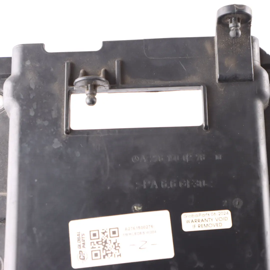 Control Unit Module Bracket Mount Holder to Mercedes W204 Engine with Part number A2761500276 Mercedes W204 Engine Control Unit Module Bracket Mount Holder - SKU A2761500276 - Part number A2761500276