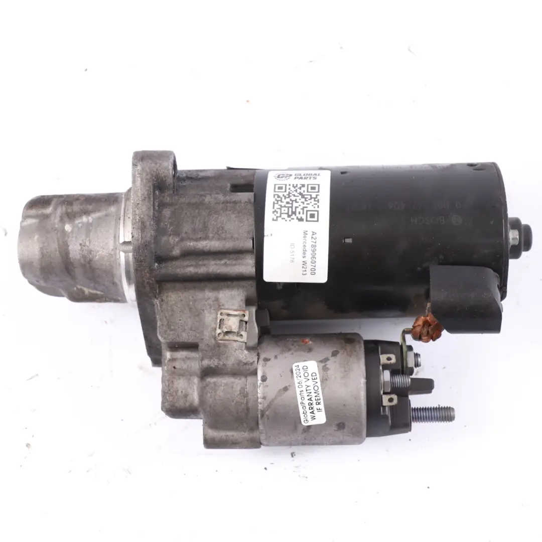Starter Motor to Mercedes W213 Engine with Part number A2789060700 Mercedes W213 Engine Starter Motor - SKU rhd-A2789060700 - Part number A2789060700