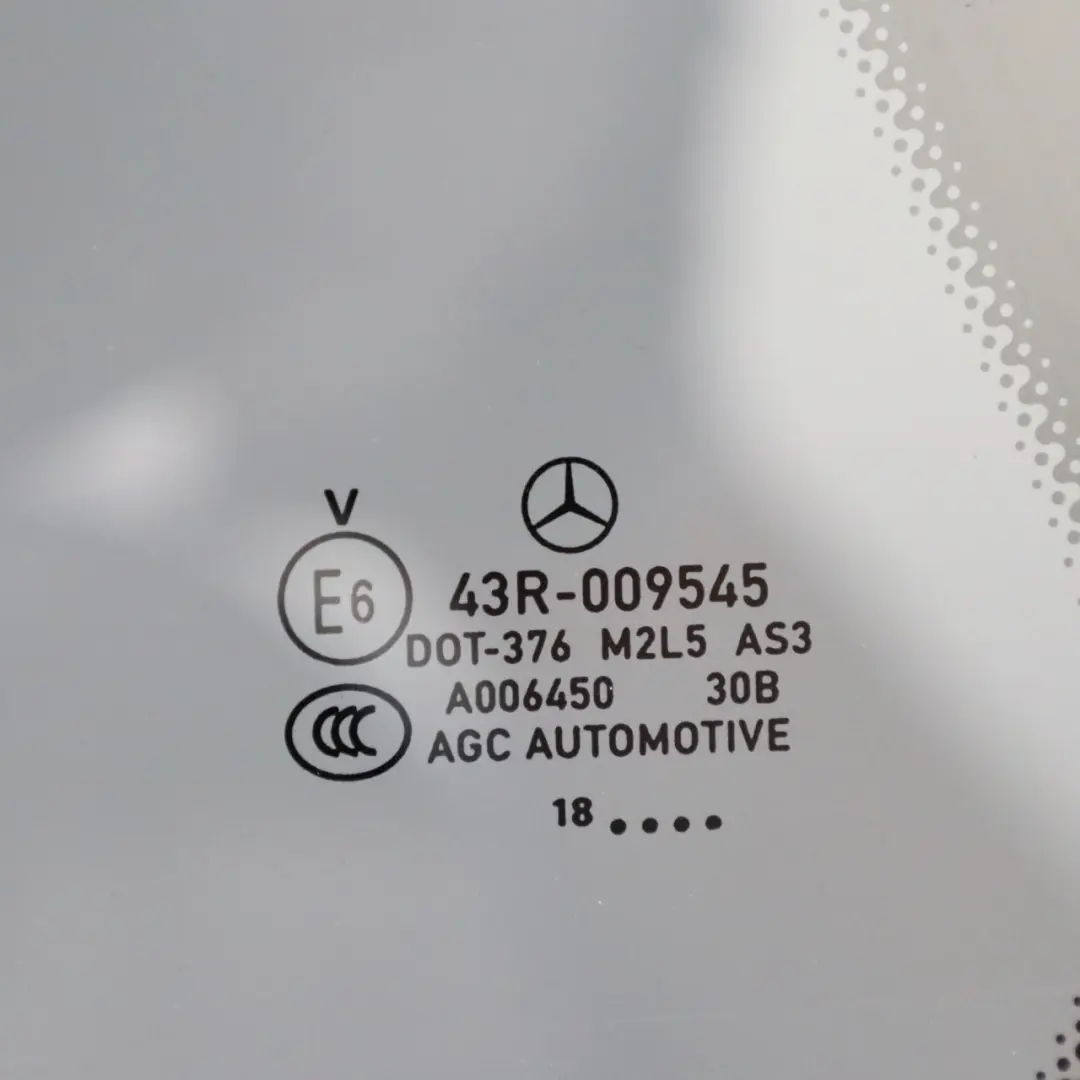 Window Fixed Door Rear Left N/S Tinted AS3 to Mercedes GLE C292 Coupe with Part number A2927300355 Mercedes GLE C292 Coupe Window Fixed Door Rear Left N/S Tinted AS3 - SKU A2927300355 - Part number A2927300355