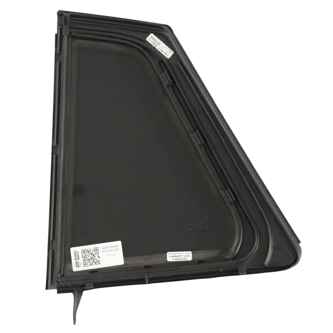 Ventana Puerta Fija Trasera Derecha Tintada para Mercedes GLE C292 Coupe con número de pieza A2927300455 Mercedes GLE C292 Coupe Ventana Puerta Fija Trasera Derecha Tintada - SKU A2927300455 - Número de pieza A2927300455