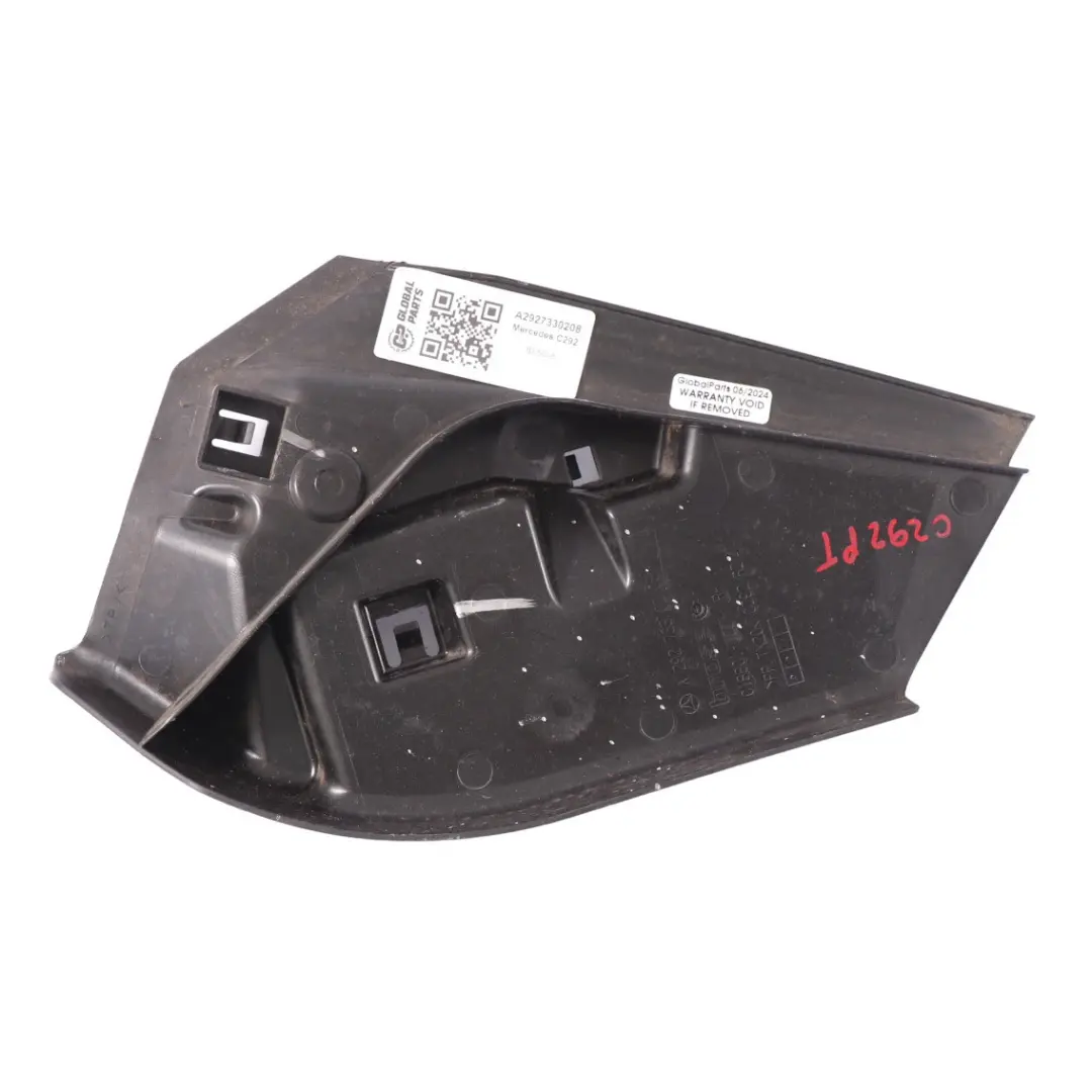 Mercedes C292 Rear Right O/S Door Lock Trim Strip Cover - SKU A2927330208 - Part number A2927330208