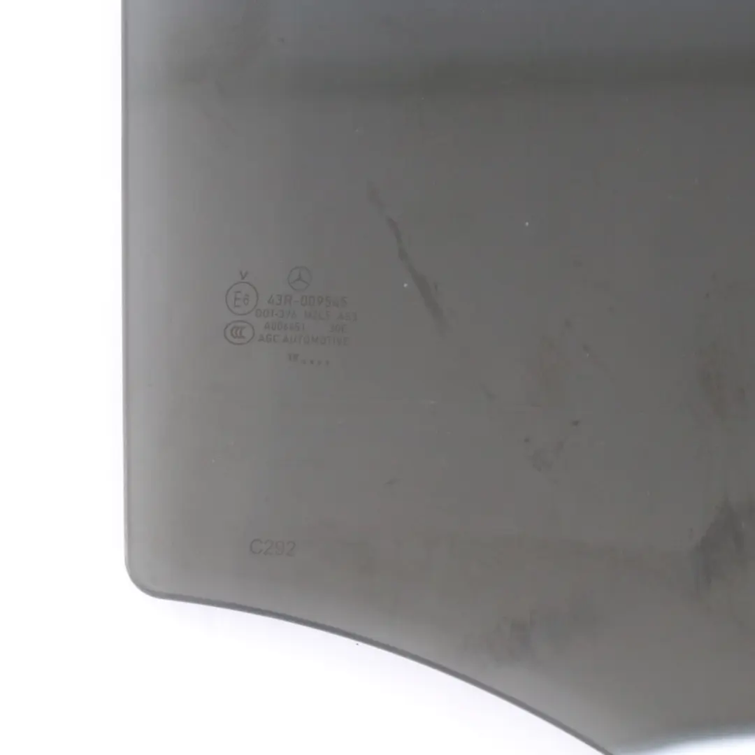 Side Window Door Rear Right O/S Tinted AS3 to Mercedes GLE C292 Coupe with Part number A2927350410 Mercedes GLE C292 Coupe Side Window Door Rear Right O/S Tinted AS3 - SKU A2927350410 - Part number A2927350410