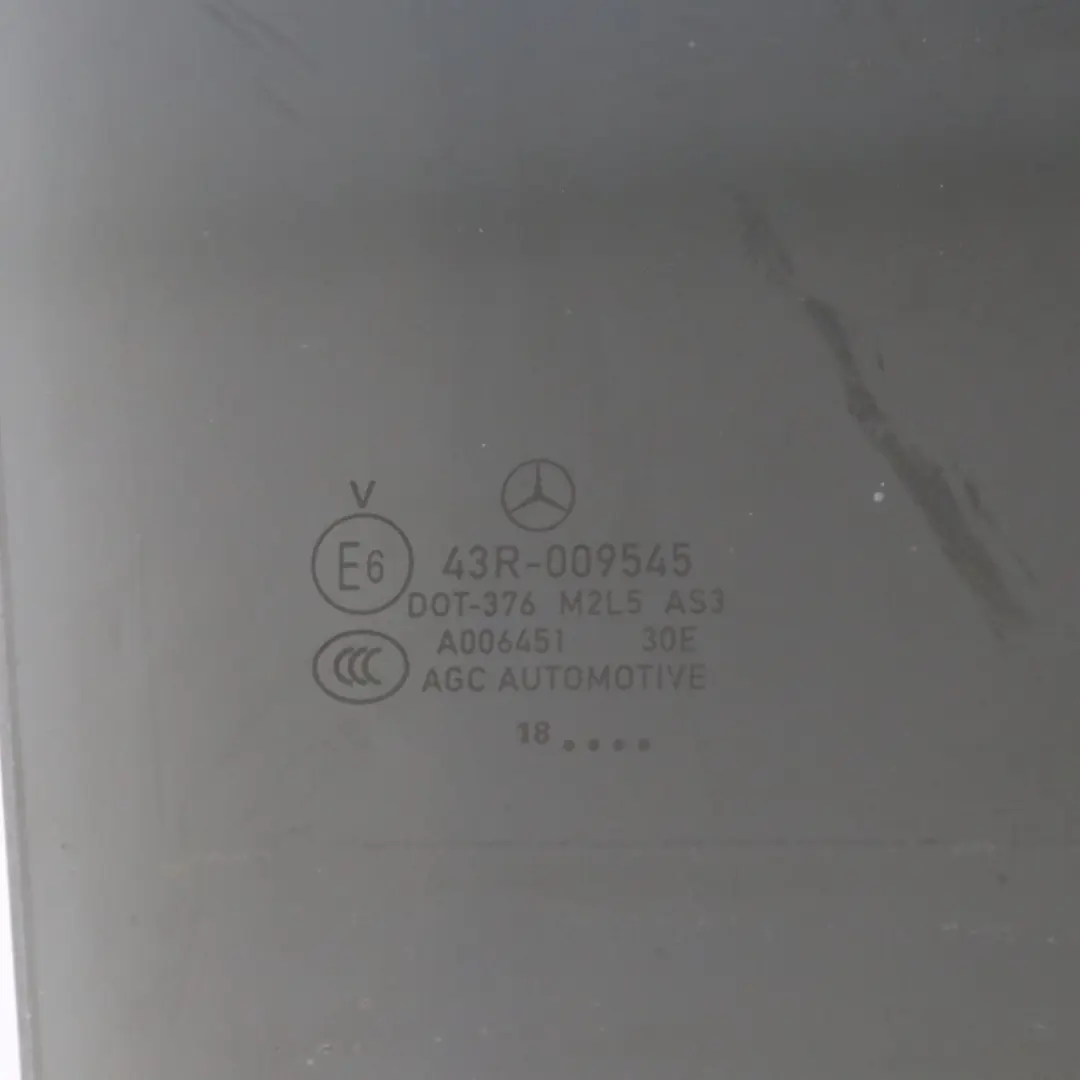 Side Window Door Rear Right O/S Tinted AS3 to Mercedes GLE C292 Coupe with Part number A2927350410 Mercedes GLE C292 Coupe Side Window Door Rear Right O/S Tinted AS3 - SKU A2927350410 - Part number A2927350410