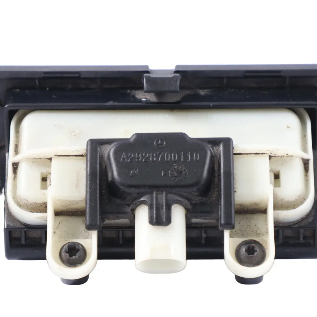 Tapa del maletero Tapa interruptor apertura Negro para Mercedes GLE C292 con número de pieza A2928700110 Mercedes GLE C292 Tapa del maletero Tapa interruptor apertura Negro - SKU A2928700110-1 - Número de pieza A2928700110