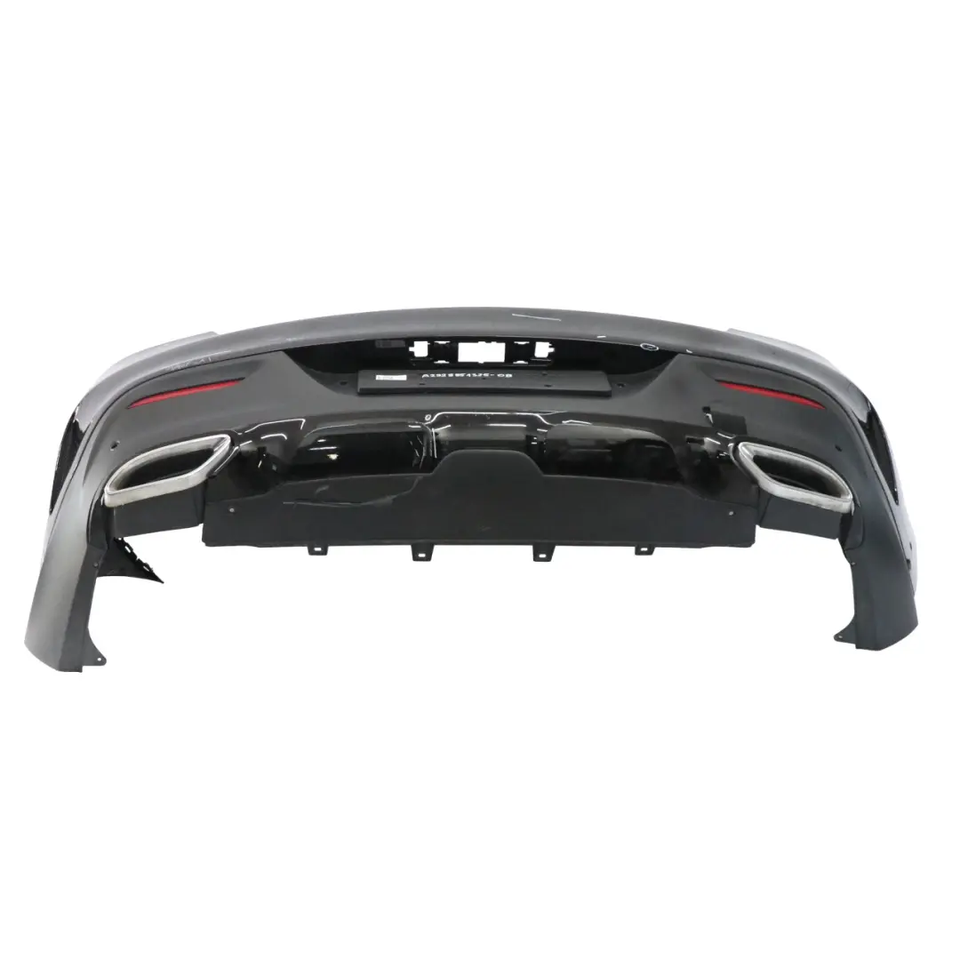 Bumper AMG Trim Panel Obsidian Black Metallic - 197 to Mercedes C292 Rear with Part number A2928851325 Mercedes C292 Rear Bumper AMG Trim Panel Obsidian Black Metallic - 197 - SKU A2928851325-OB - Part number A2928851325