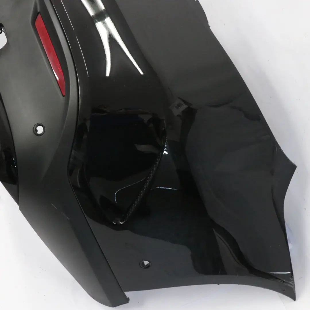 Mercedes C292 Rear Bumper AMG Trim Panel Obsidian Black Metallic - 197 - SKU A2928851325-OB - Part number A2928851325