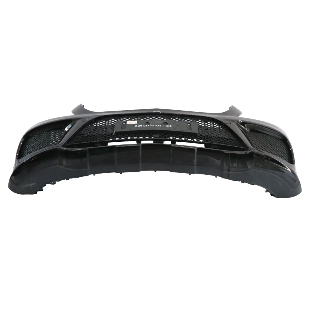 Mercedes C292 Front Bumper AMG Trim Panel Obsidian Black Metallic - 197 - SKU A2928851925-OB - Part number A2928851925