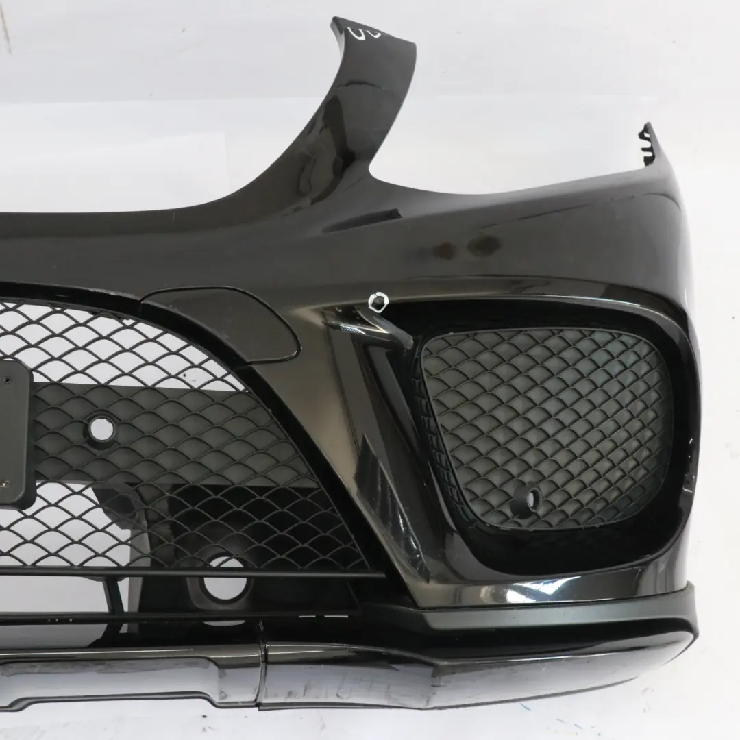 Mercedes C292 Front Bumper AMG Trim Panel Obsidian Black Metallic - 197 - SKU A2928851925-OB - Part number A2928851925