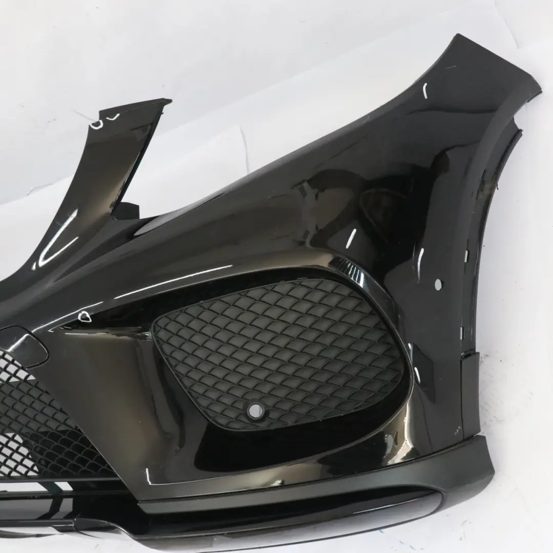 Mercedes C292 Front Bumper AMG Trim Panel Obsidian Black Metallic - 197 - SKU A2928851925-OB - Part number A2928851925