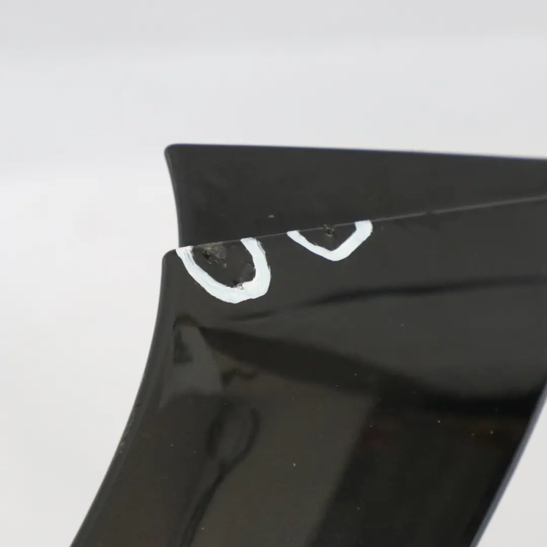 Mercedes C292 Front Bumper AMG Trim Panel Obsidian Black Metallic - 197 - SKU A2928851925-OB - Part number A2928851925