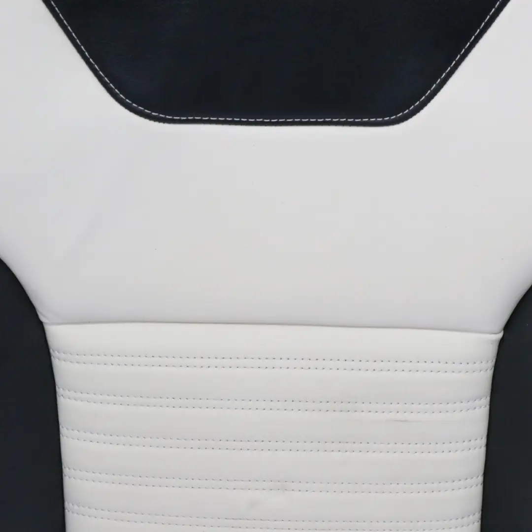 Mercedes GLE C292 Front Seat Backrest Cover Left N/S Leather Designo Porcelain - SKU A2929107702 - Part number A2929107702
