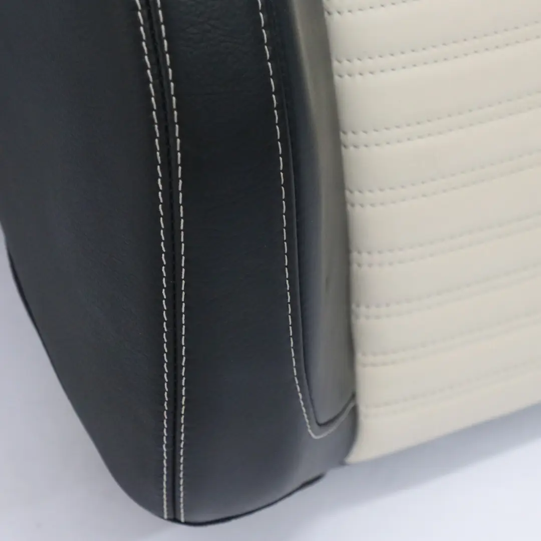 Mercedes GLE C292 Front Seat Backrest Cover Left N/S Leather Designo Porcelain - SKU A2929107702 - Part number A2929107702