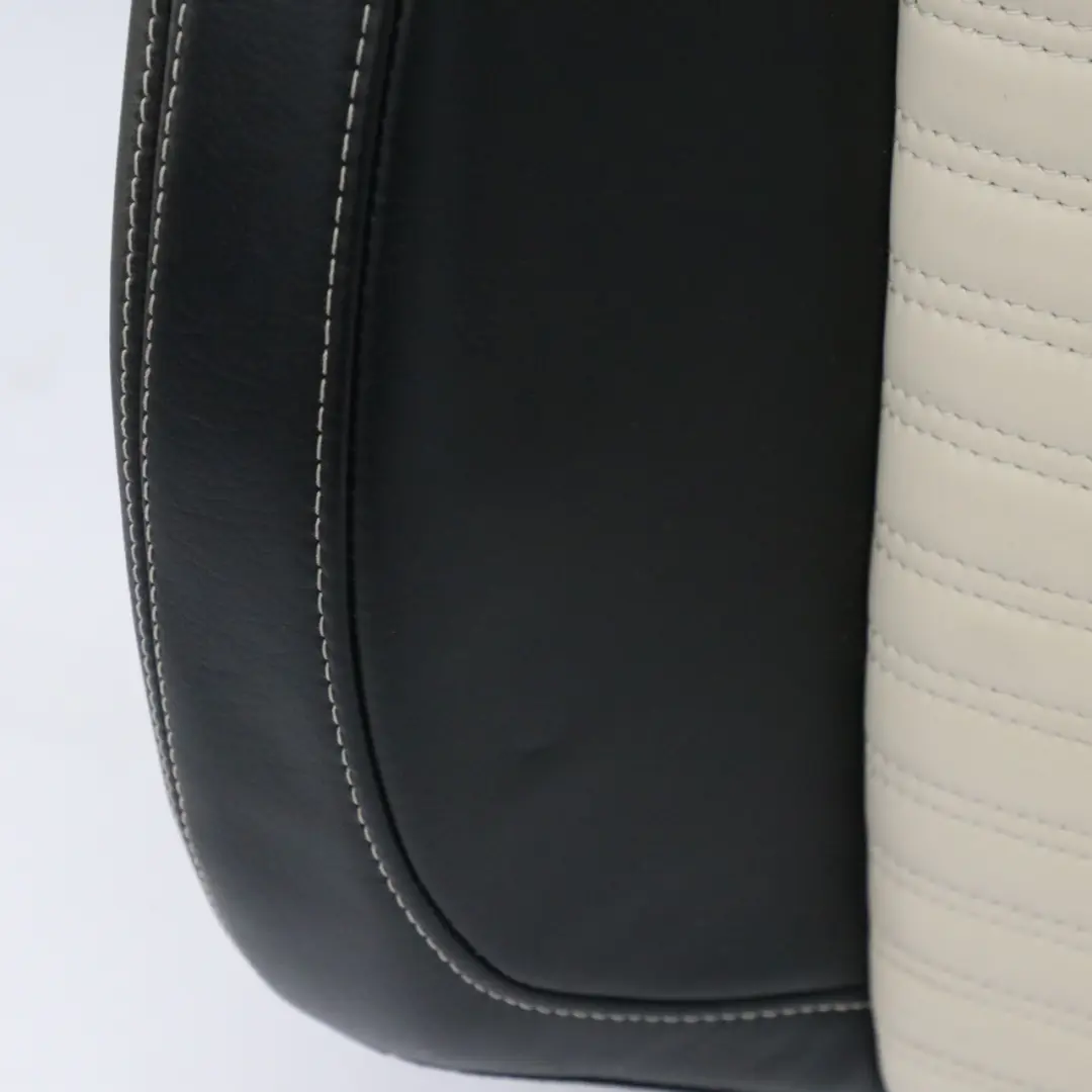 Mercedes GLE C292 Front Seat Backrest Cover Left N/S Leather Designo Porcelain - SKU A2929107702 - Part number A2929107702