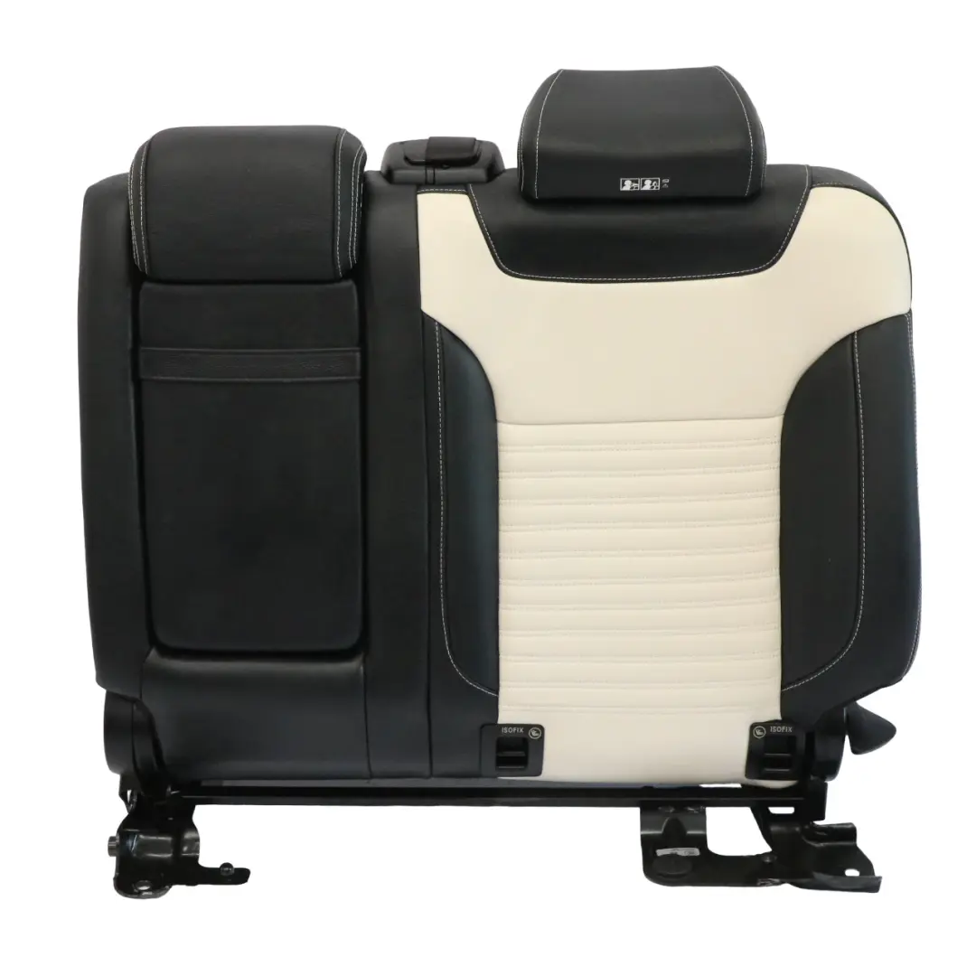 Mercedes GLA C292 Rear Seat Backrest Left N/S Leather Nappa Black / Porcelain - SKU A2929206502 - Part number A2929206502