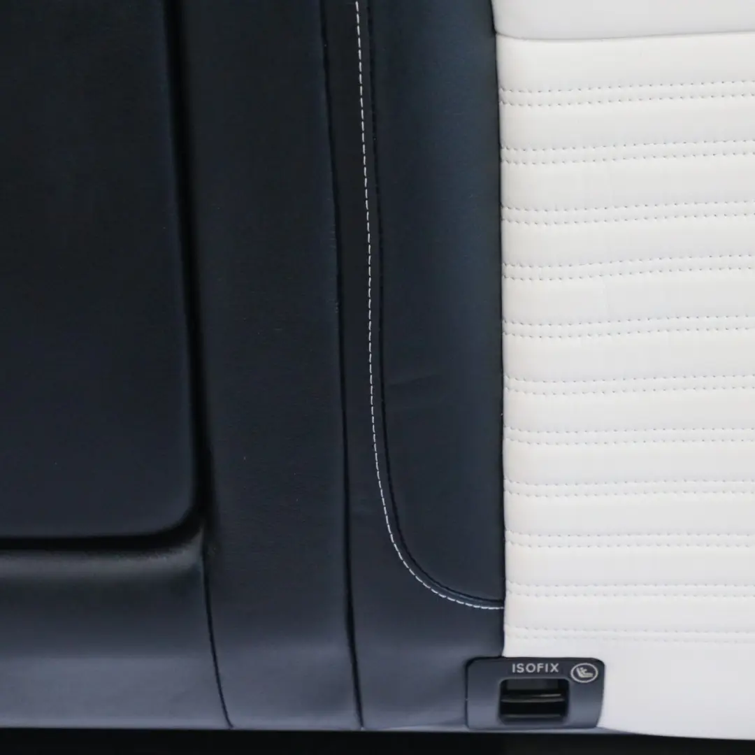 Mercedes GLA C292 Oparcie Tylnego Siedzenia Lewe Skóra Czarno / Porcelanowe - SKU A2929206502 - Numer Części A2929206502