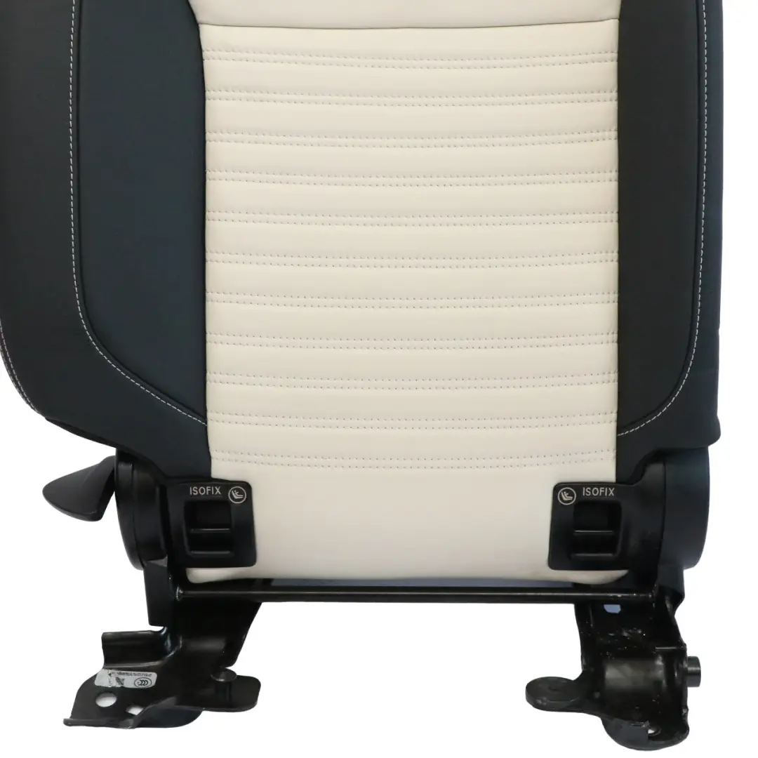 Respaldo Asiento Trasero Derecho Cuero Nappa Negro / Porcelain para Mercedes GLA C292 con número de pieza A2929206602 Mercedes GLA C292 Respaldo Asiento Trasero Derecho Cuero Nappa Negro / Porcelain - SKU A2929206602 - Número de pieza A2929206602