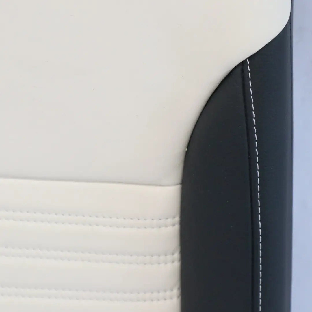 Dossier de siège arrière droit Cuir Nappa Noir / Porcelain pour Mercedes GLA C292 à propos du numéro de pièce A2929206602 Mercedes GLA C292 Dossier de siège arrière droit Cuir Nappa Noir / Porcelain - SKU A2929206602 - Numéro de pièce A2929206602