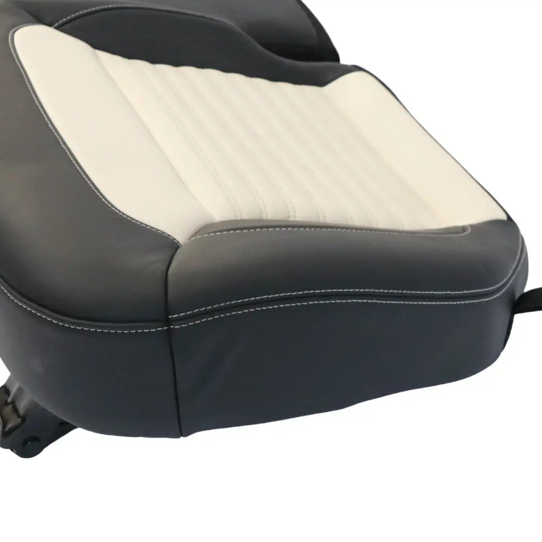 Cojín asiento trasero izquierdo cuero Nappa Negro / Porcelana para Mercedes GLE C292 con número de pieza A2929208703 Mercedes GLE C292 Cojín asiento trasero izquierdo cuero Nappa Negro / Porcelana - SKU A2929208703 - Número de pieza A2929208703