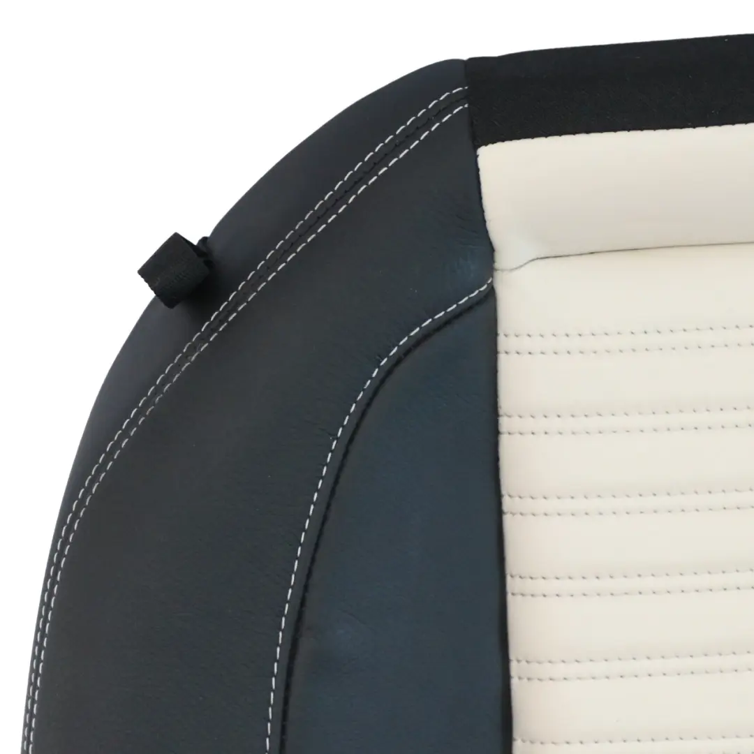 Mercedes GLE C292 Rear Seat Cushion Cover Right Leather Nappa Black/ Porcelain - SKU A2929208803 - Part number A2929208803