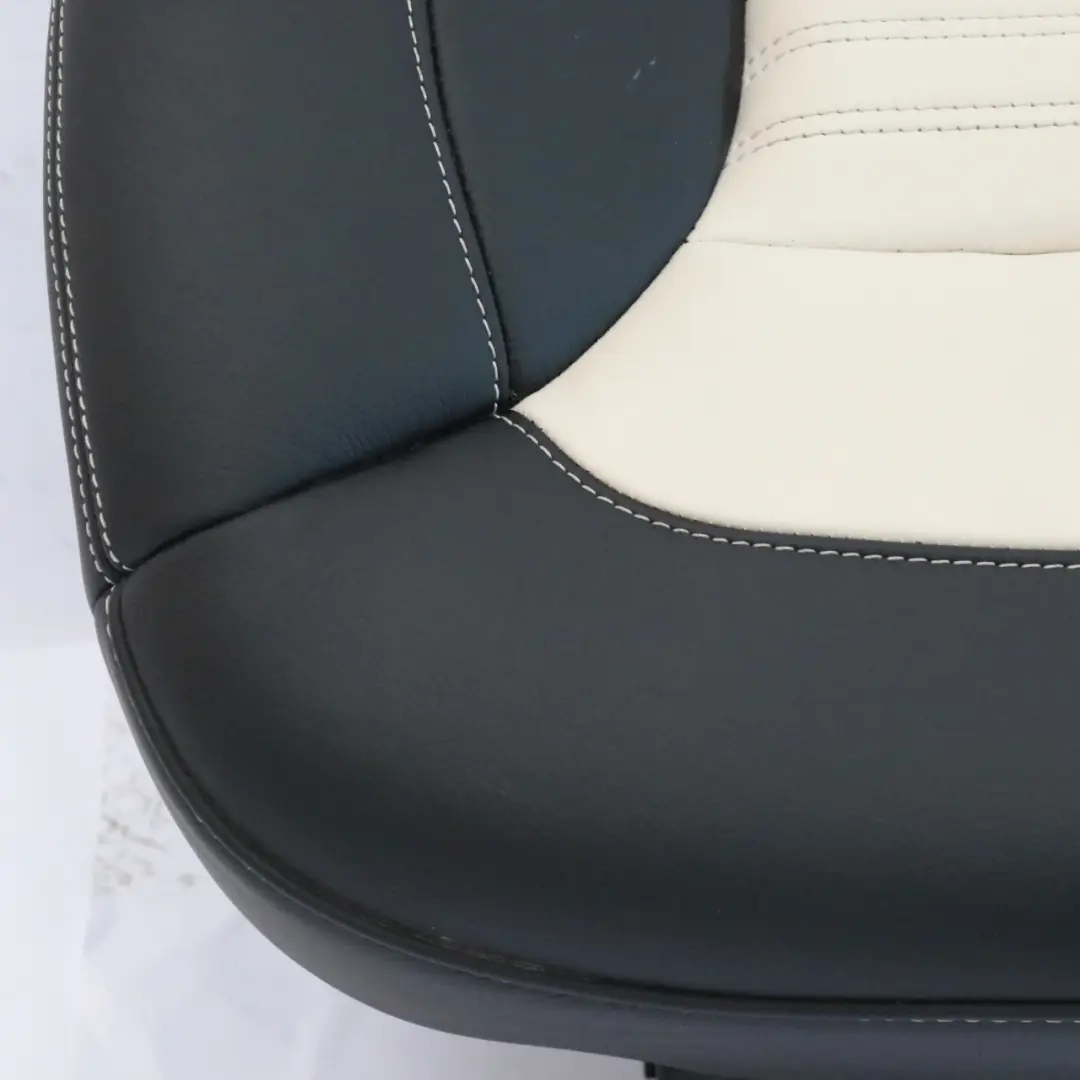 Mercedes GLE C292 Funda Cojín Asiento Trasero Derecho Cuero Negro/ Porcelana - SKU A2929208803 - Número de pieza A2929208803
