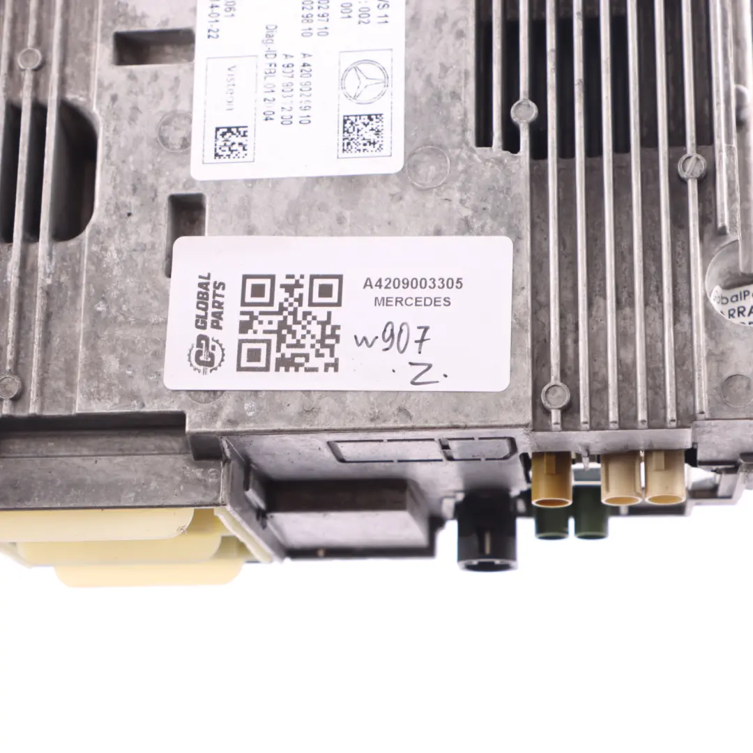 W907 W910 Radio Stereo Player Head Unit Module to Mercedes Sprinter with Part number A4209003305 Mercedes Sprinter W907 W910 Radio Stereo Player Head Unit Module - SKU A4209003305 - Part number A4209003305
