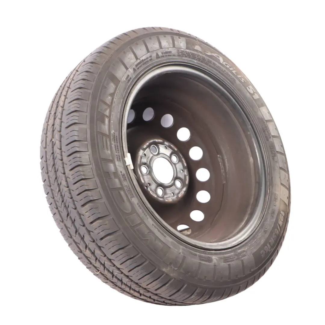 Rim Steel With Tyre Michelin 16" 6.5J 195/65 to Mercedes W447 Wheel with Part number A4474010101 Mercedes W447 Wheel Rim Steel With Tyre Michelin 16" 6.5J 195/65 - SKU A4474010101-1 - Part number A4474010101