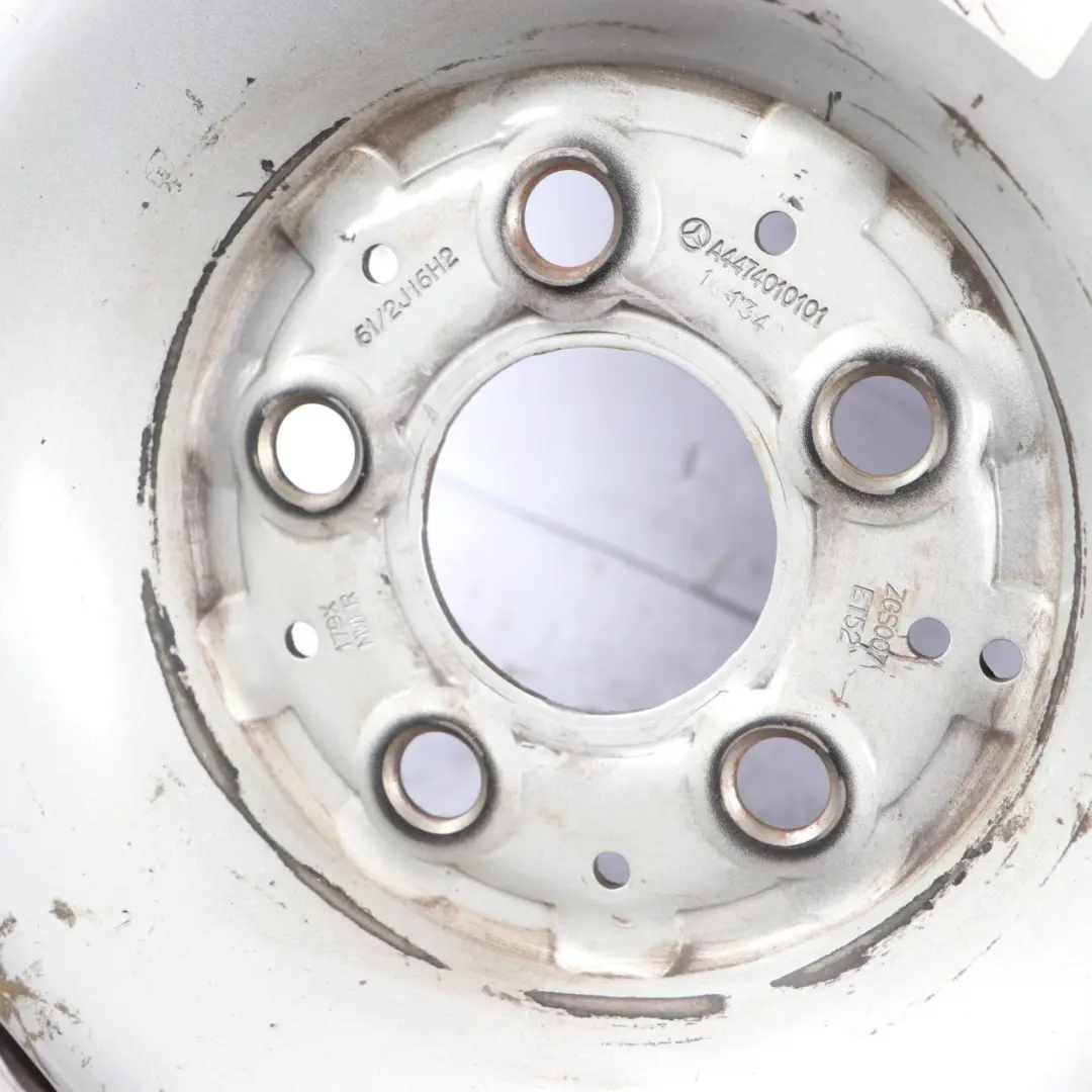 Rim Steel With Tyre Michelin 16" 6.5J 195/65 to Mercedes W447 Wheel with Part number A4474010101 Mercedes W447 Wheel Rim Steel With Tyre Michelin 16" 6.5J 195/65 - SKU A4474010101-1 - Part number A4474010101