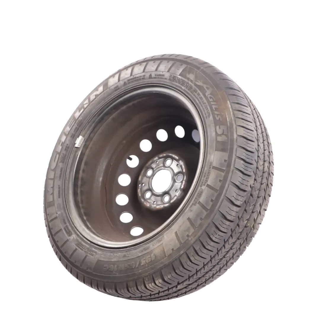 Rim Steel With Tyre Michelin 16" 6.5J 195/65 to Mercedes W447 Wheel with Part number A4474010101 Mercedes W447 Wheel Rim Steel With Tyre Michelin 16" 6.5J 195/65 - SKU A4474010101-1 - Part number A4474010101
