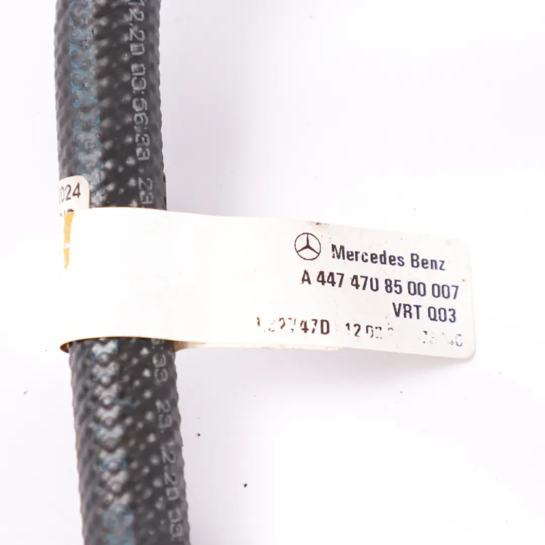 OM622 manguera alimentación combustible diesel para Mercedes Vito W447 con número de pieza A4474708500 Mercedes Vito W447 OM622 manguera alimentación combustible diesel - SKU A4474708500 - Número de pieza A4474708500