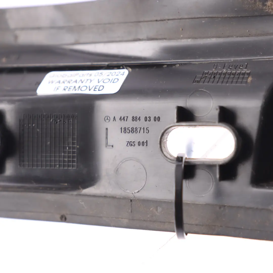 Compartment Moulding Panel Left N/S to Mercedes Vito W447 Engine Cover with Part number A4478840300 Mercedes Vito W447 Engine Cover Compartment Moulding Panel Left N/S - SKU A4478840300 - Part number A4478840300