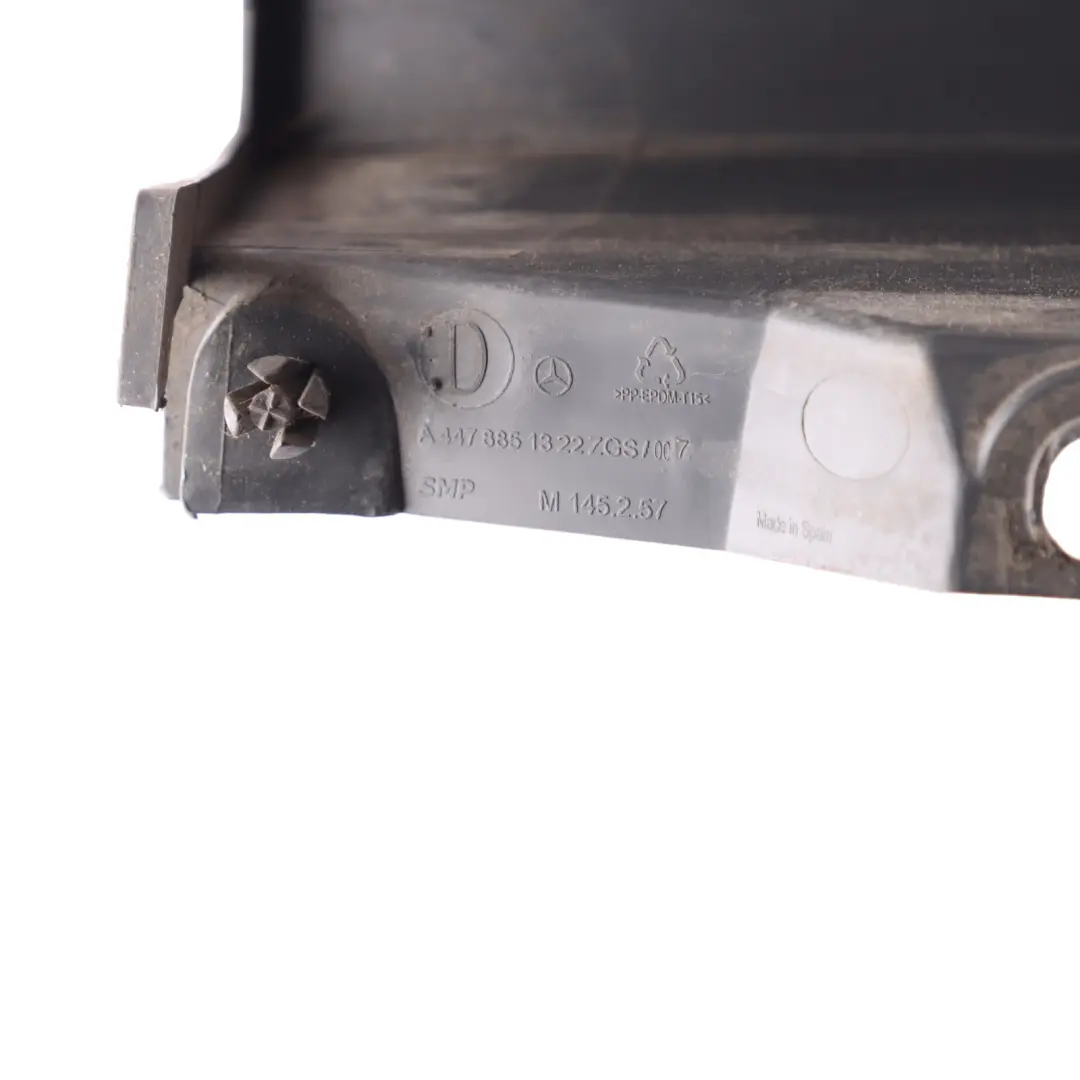 Bumper Cover Mercedes Vito W447 Rear Bumper Lower Right O/S Cover Black to with Part number A4478851322 Bumper Cover Mercedes Vito W447 Rear Bumper Lower Right O/S Cover Black - SKU A4478851322 - Part number A4478851322