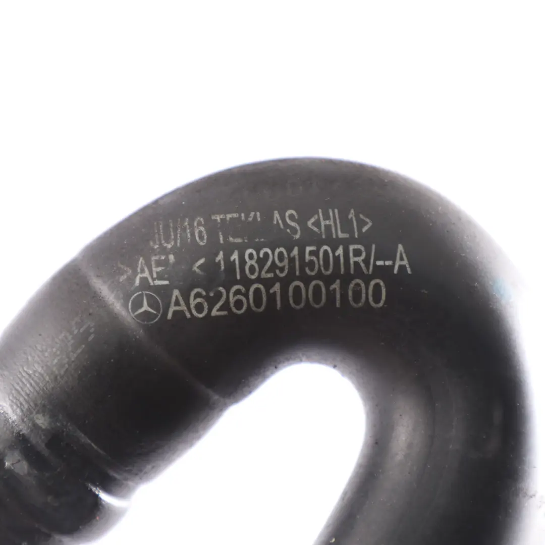 Mercedes W205 Ventilation Pipe Breather Line Hose - SKU A6260100100 - Part number A6260100100