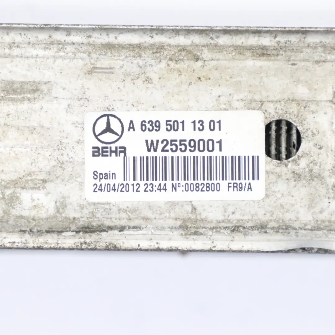 OM651 Enfriador aire admisión diesel para Intercooler Mercedes Vito W639 con número de pieza A6395011301 Intercooler Mercedes Vito W639 OM651 Enfriador aire admisión diesel - SKU A6395011301 - Número de pieza A6395011301