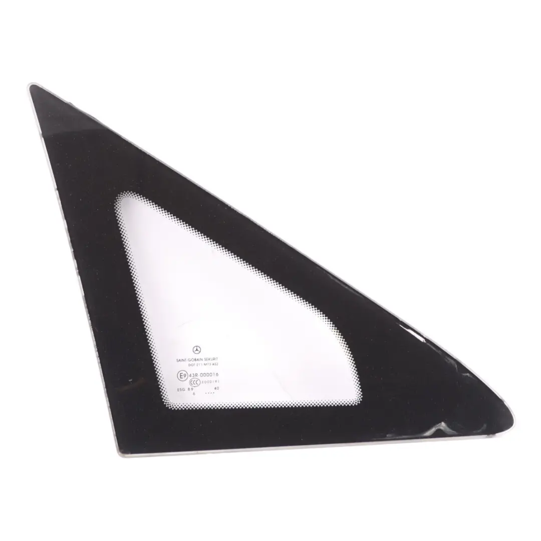 Side Window Mercedes Vito W639 Front Right O/S Fixed Triangle Glass AS2 to with Part number A6396736805 Side Window Mercedes Vito W639 Front Right O/S Fixed Triangle Glass AS2 - SKU A6396736805-1 - Part number A6396736805