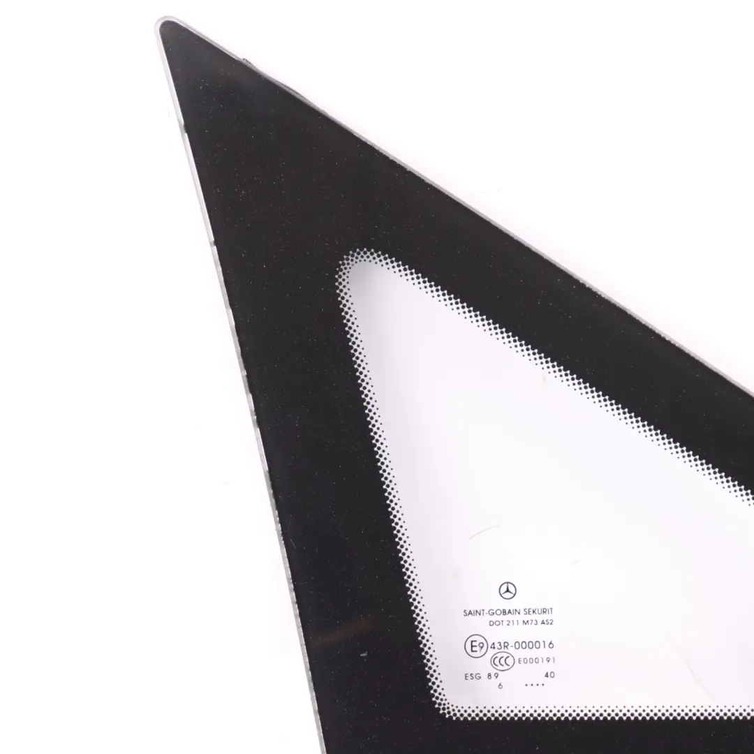 Side Window Mercedes Vito W639 Front Right O/S Fixed Triangle Glass AS2 to with Part number A6396736805 Side Window Mercedes Vito W639 Front Right O/S Fixed Triangle Glass AS2 - SKU A6396736805-1 - Part number A6396736805