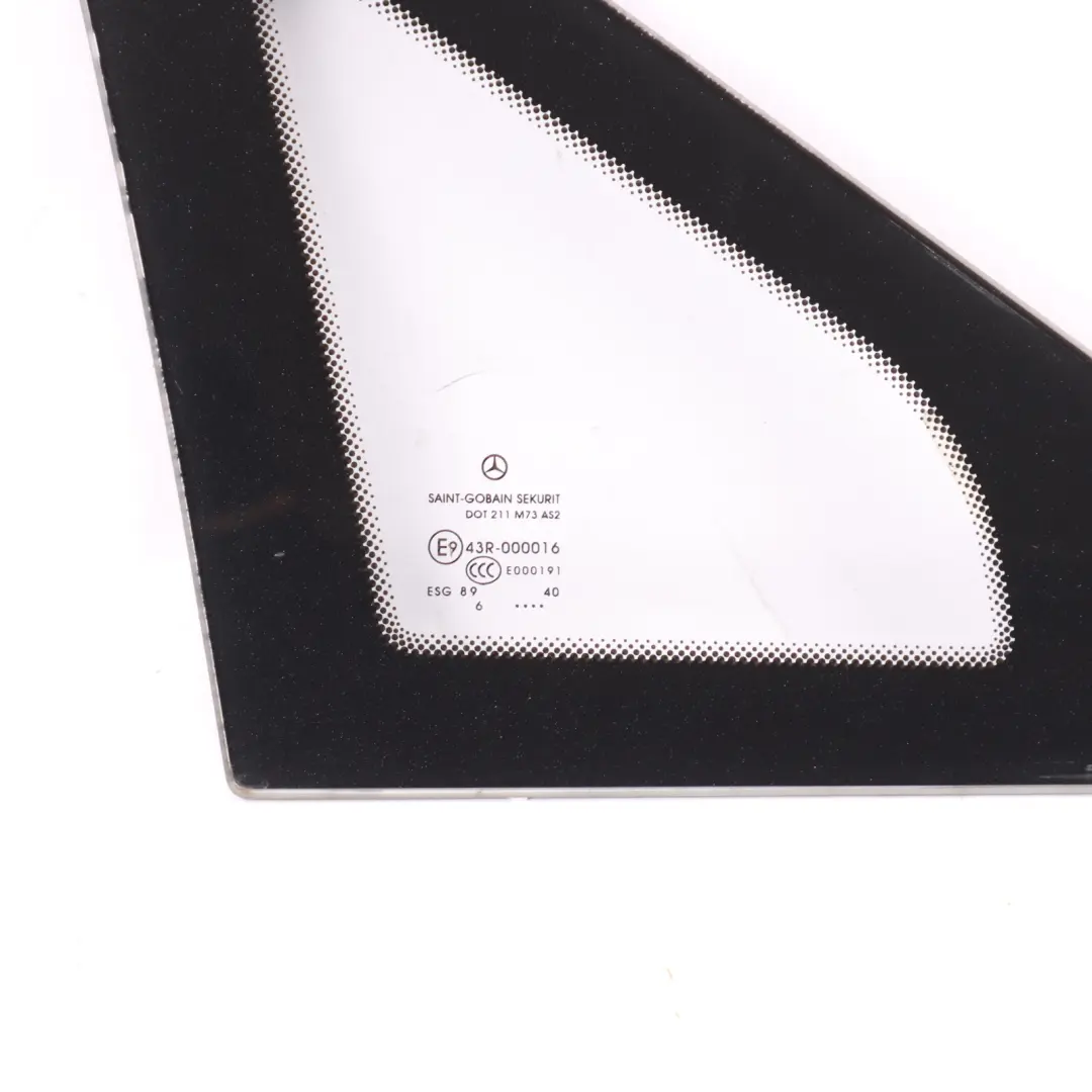 Side Window Mercedes Vito W639 Front Right O/S Fixed Triangle Glass AS2 to with Part number A6396736805 Side Window Mercedes Vito W639 Front Right O/S Fixed Triangle Glass AS2 - SKU A6396736805-1 - Part number A6396736805